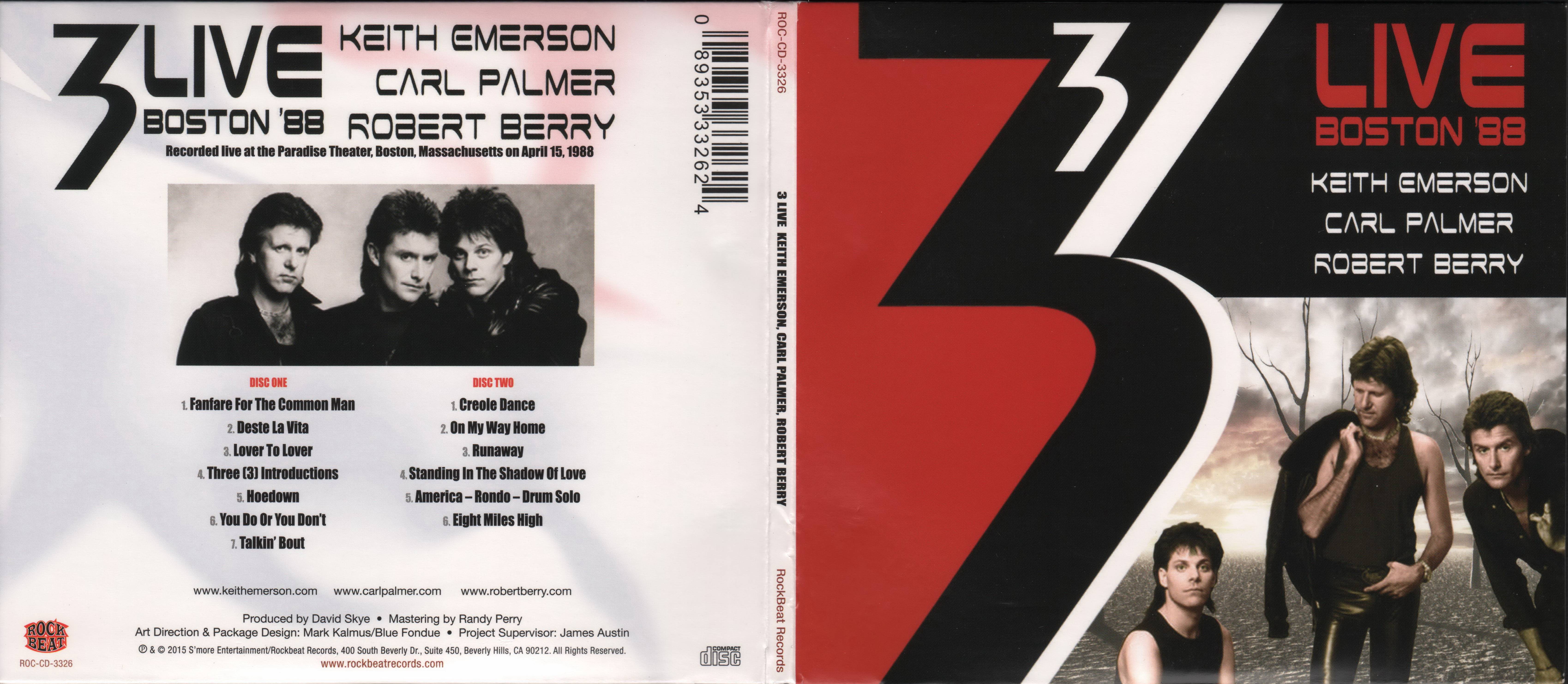 Emerson, Lake and Palmer Live in Boston 1988 [vkandak us]